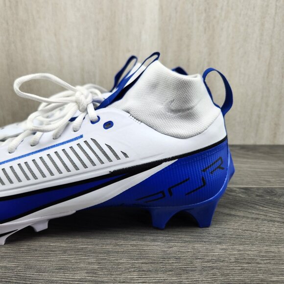 Nike Vapor Edge Pro 360 2 TB Size 13 Mens White Blue Football Cleats - Picture 6 of 12